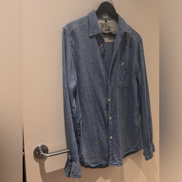 Jack jones chambray linen shirt - Picture 3 of 3